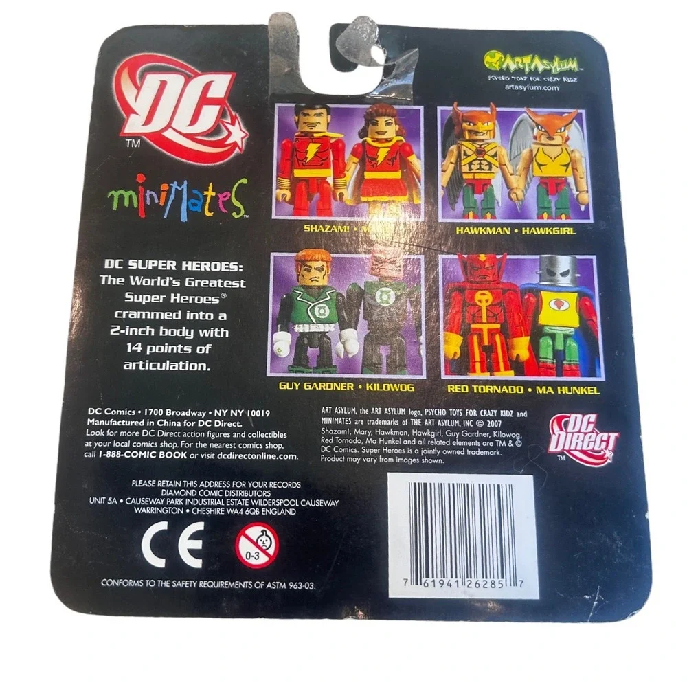 DC Direct Minimates Series 5 Shazam Mary Marvel Action Figure 2-Pack Art Asylum